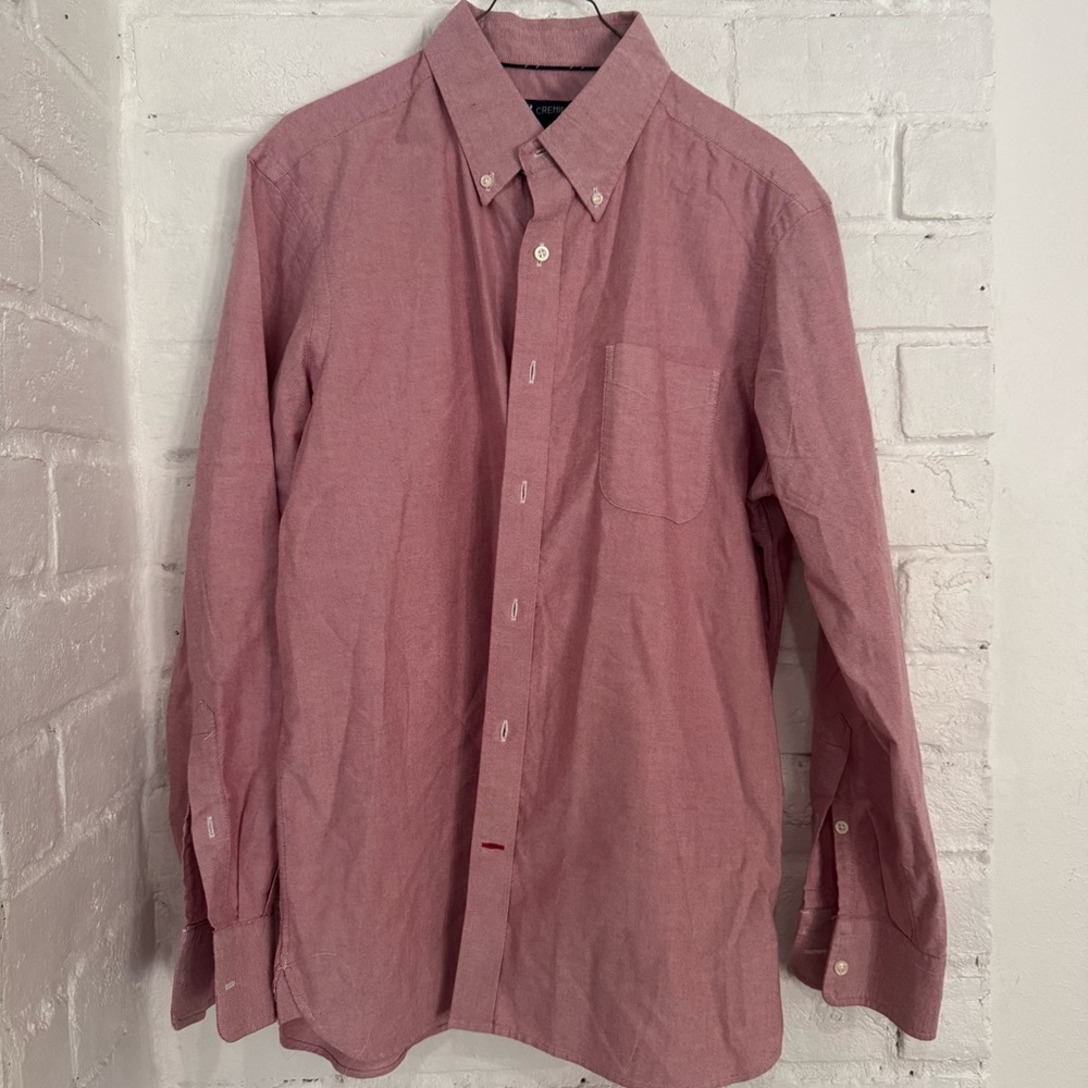 Cremieux Men’s Oxford Shirt Size Large – Red Button-Up $30